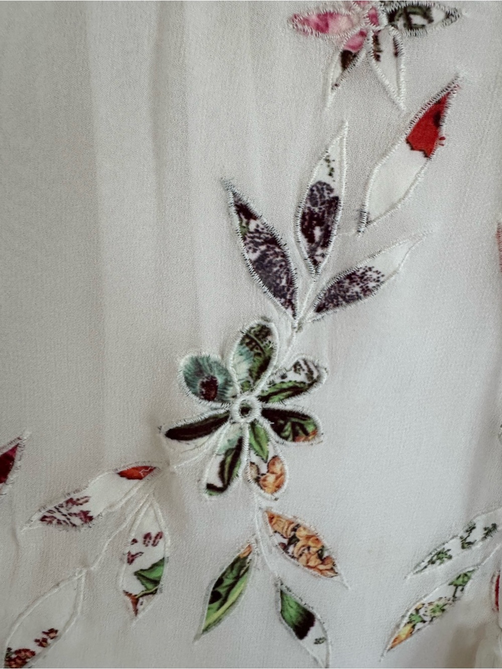 FARM Rio White Embroidered Maxi Dress with Tassel Tie - Picture 5 of 8